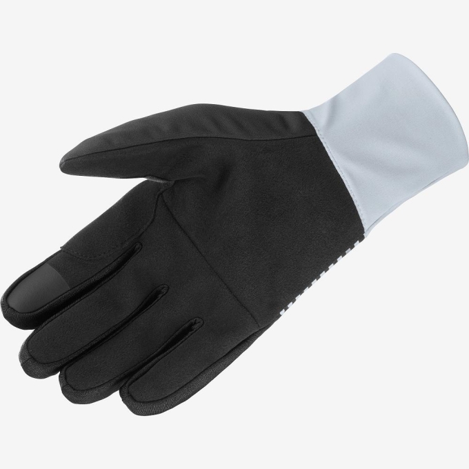 Men's Salomon EQUIPE U Gloves Black | AU-218MLAB
