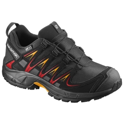 Kids' Salomon XA PRO 3D CSWP J Trail Running Shoes Black | AU-340TLFK