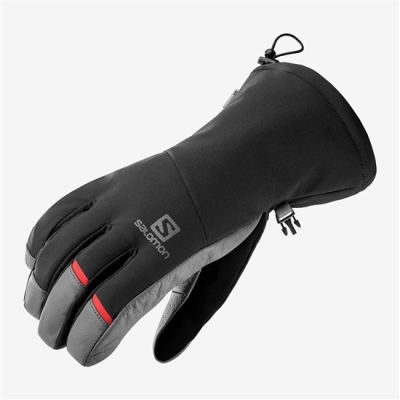 Men's Salomon PROPELLER LONG M Gloves Black | AU-170NSHT