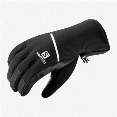 Men's Salomon PROPELLER ONE M Gloves Black | AU-605PNLX