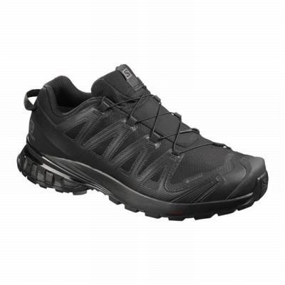 Men's Salomon XA PRO 3D V8 GORE-TEX Hiking Shoes Black | AU-695NABI