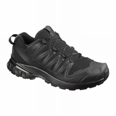 Men's Salomon XA PRO 3D V8 Hiking Shoes Black | AU-547KATM