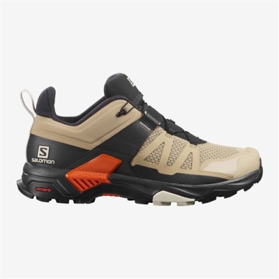 Men's Salomon X ULTRA 4 Hiking Shoes Beige | AU-514PCEJ